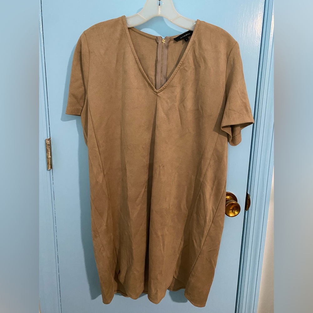 Light brown Suede Dress